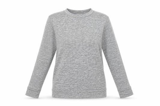 Femme Luxe Womens Grey   Pullover Jumper Size S