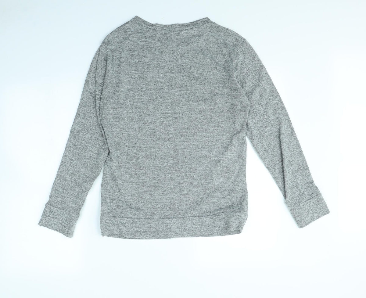 Femme Luxe Womens Grey   Pullover Jumper Size S