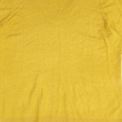 Nutmeg Womens Yellow   Pullover Jumper Size 12