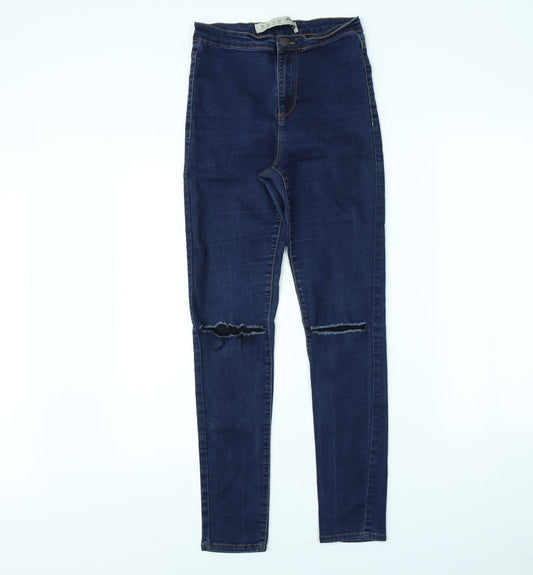 Denim & Co. Womens Blue   Skinny Jeans Size 10 L29 in