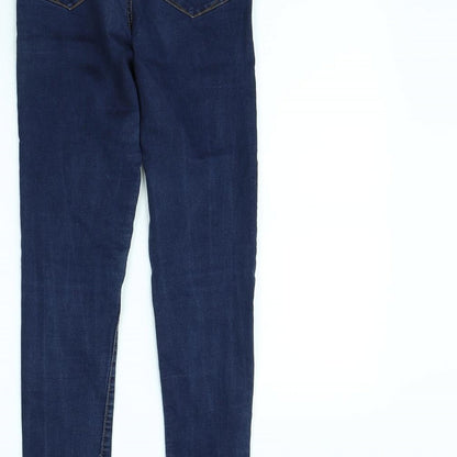 Denim & Co. Womens Blue   Skinny Jeans Size 10 L29 in