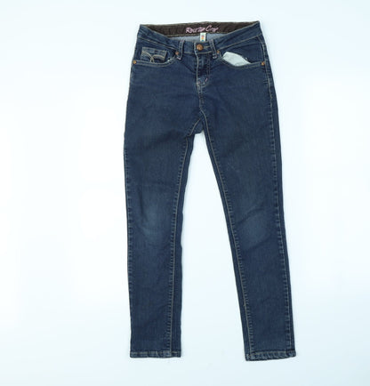Denim & Co. Womens Blue   Skinny Jeans Size 6 L30 in