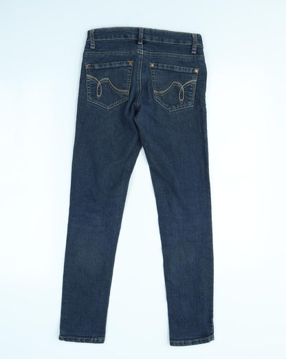 Denim & Co. Womens Blue   Skinny Jeans Size 6 L30 in