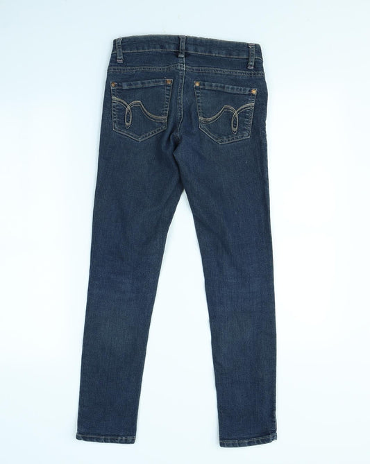 Denim & Co. Womens Blue   Skinny Jeans Size 6 L30 in