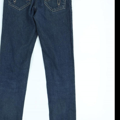 Denim & Co. Womens Blue   Skinny Jeans Size 6 L30 in