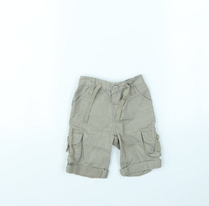 Preworn Baby Green   Cargo Trousers Size 3-6 Months
