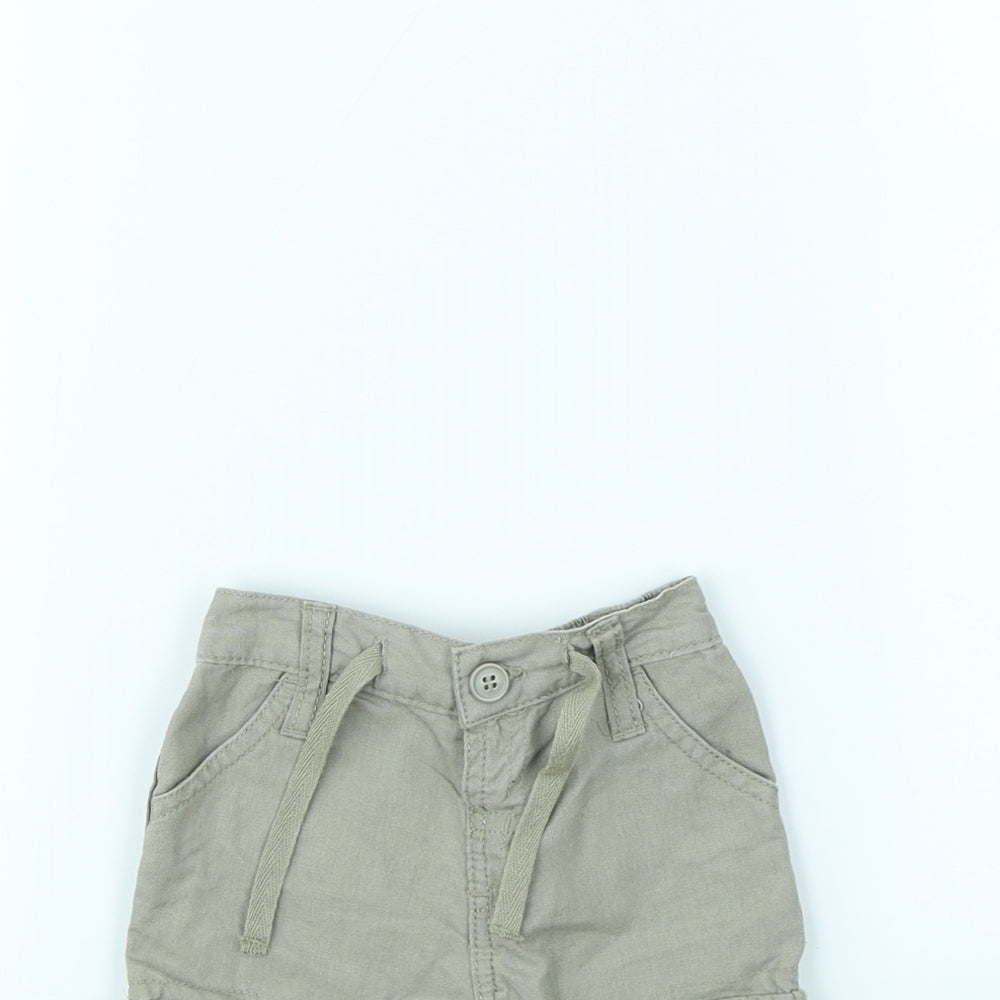 Preworn Baby Green   Cargo Trousers Size 3-6 Months