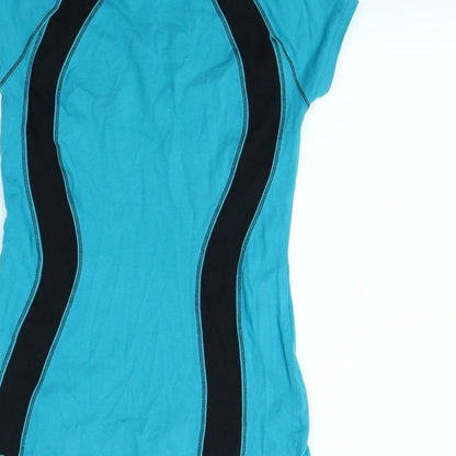 Marks & Spencer Womens Blue   Basic T-Shirt Size 8