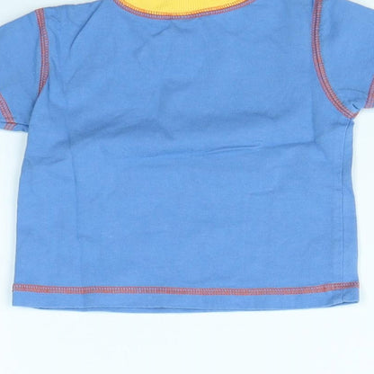 Adams Baby Boys Blue   Basic T-Shirt Size 6-9 Months