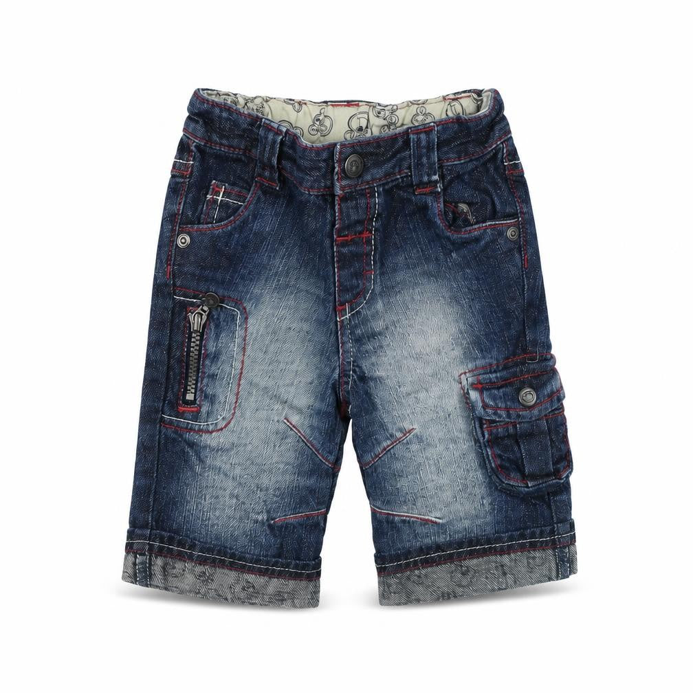 Next Baby Blue   Cargo Jeans Size 3-6 Months
