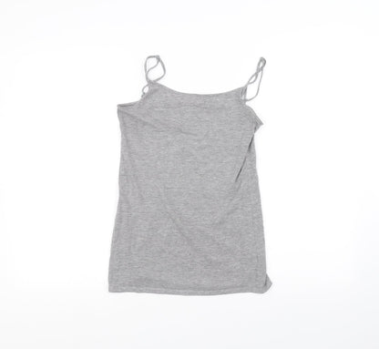 Womens UK Size 12 Atmosphere Grey Basic T-Shirt