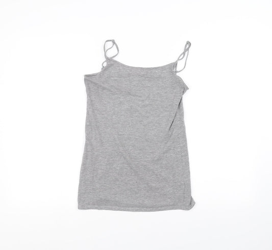 Womens UK Size 12 Atmosphere Grey Basic T-Shirt