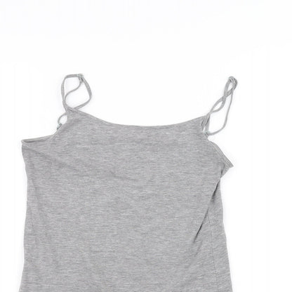 Womens UK Size 12 Atmosphere Grey Basic T-Shirt