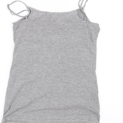 Womens UK Size 12 Atmosphere Grey Basic T-Shirt