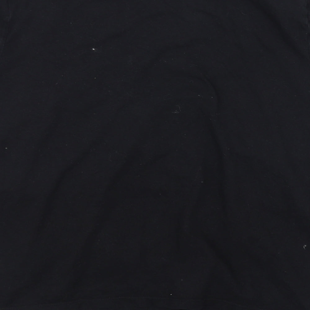 Womens UK Size L H&M Black Basic T-Shirt