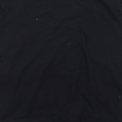 Womens UK Size L H&M Black Basic T-Shirt