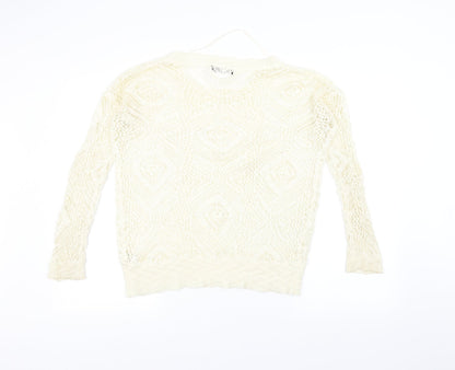 Atmosphere Womens White   Pullover Jumper Size 8