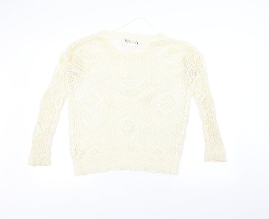Atmosphere Womens White   Pullover Jumper Size 8