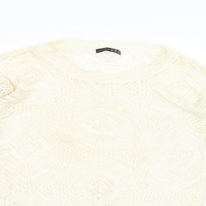 Atmosphere Womens White   Pullover Jumper Size 8
