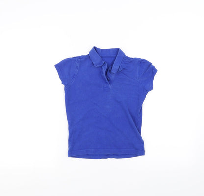 George Girls Blue   Basic Polo Size 7-8 Years