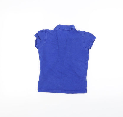 George Girls Blue   Basic Polo Size 7-8 Years