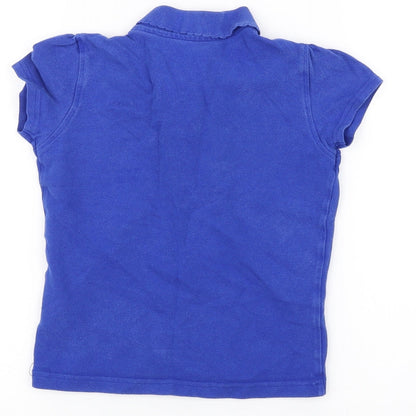 George Girls Blue   Basic Polo Size 7-8 Years