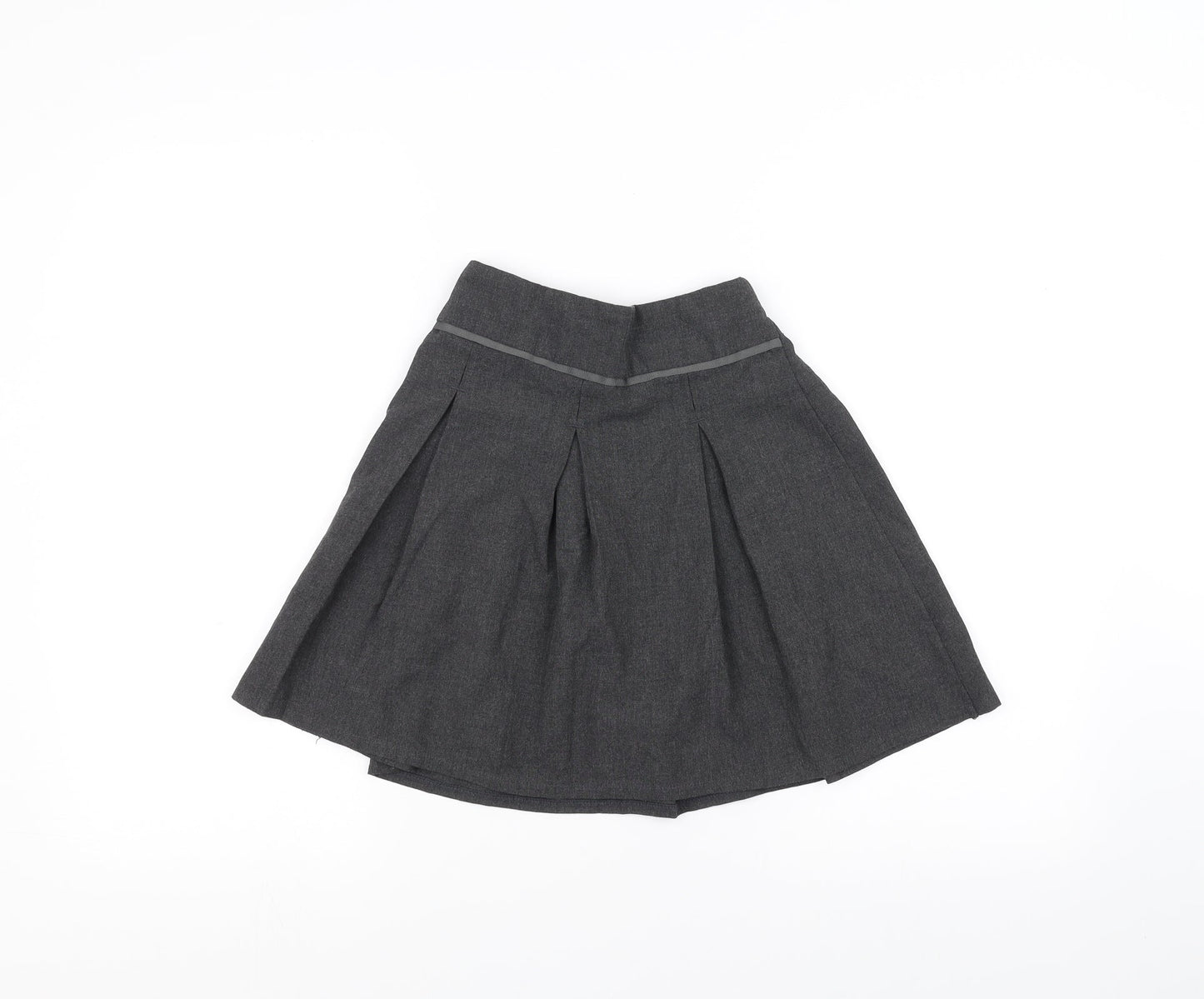 TU Girls Grey   A-Line Skirt Size 8 Years - School