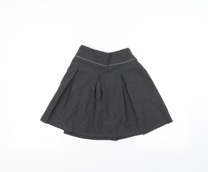 TU Girls Grey   A-Line Skirt Size 8 Years - School