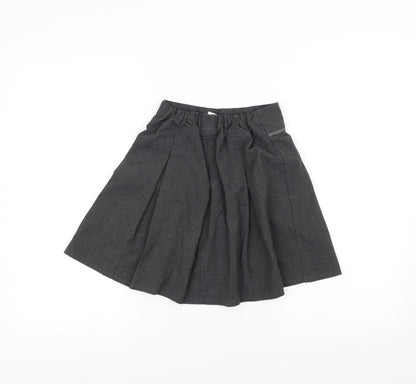 TU Girls Grey   A-Line Skirt Size 8 Years - School