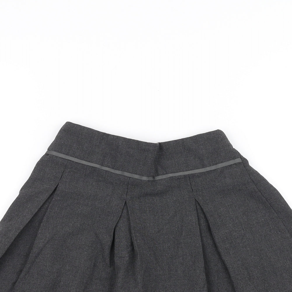 TU Girls Grey   A-Line Skirt Size 8 Years - School