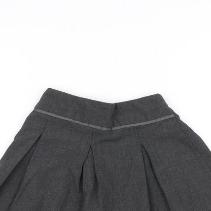 TU Girls Grey   A-Line Skirt Size 8 Years - School