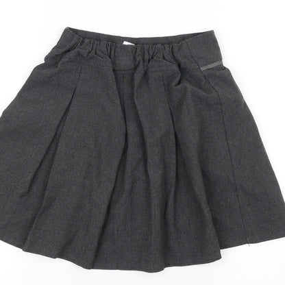 TU Girls Grey   A-Line Skirt Size 8 Years - School