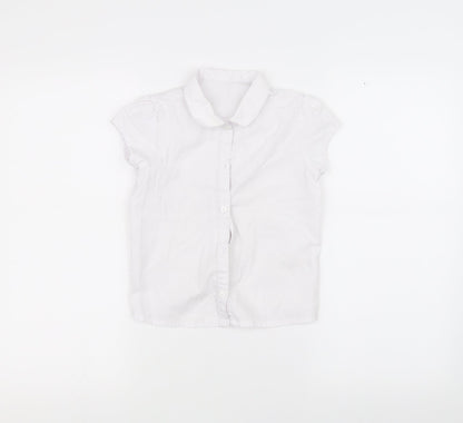 George Boys White   Basic Button-Up Size 6-7 Years