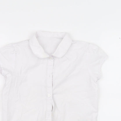 George Boys White   Basic Button-Up Size 6-7 Years