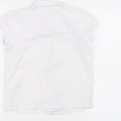 George Boys White   Basic Button-Up Size 6-7 Years