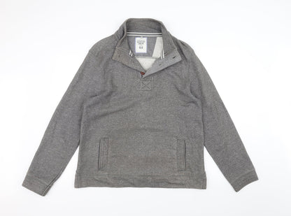 Mens UK Size M BOSTON CREW Grey Jacket