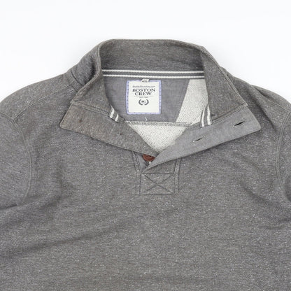 Mens UK Size M BOSTON CREW Grey Jacket