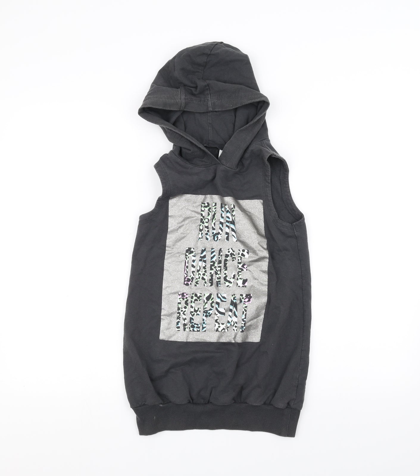 NEXT Girls Grey   Full Zip Hoodie Size 9 Years