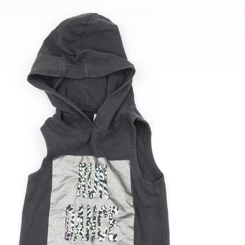 NEXT Girls Grey   Full Zip Hoodie Size 9 Years