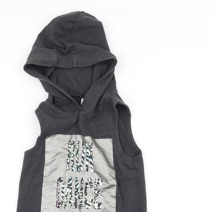 NEXT Girls Grey   Full Zip Hoodie Size 9 Years