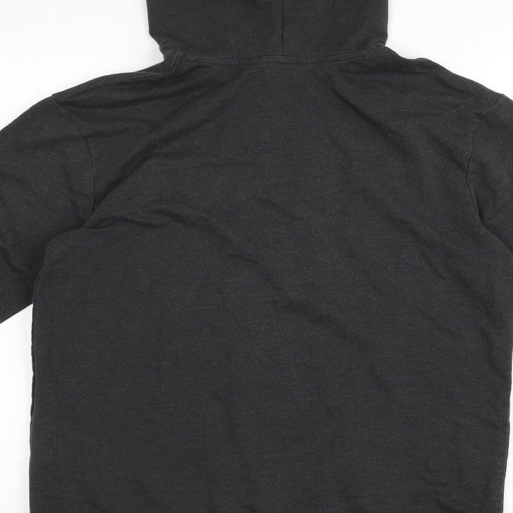 H&M Girls Grey   Henley Jumper Size 12 Years