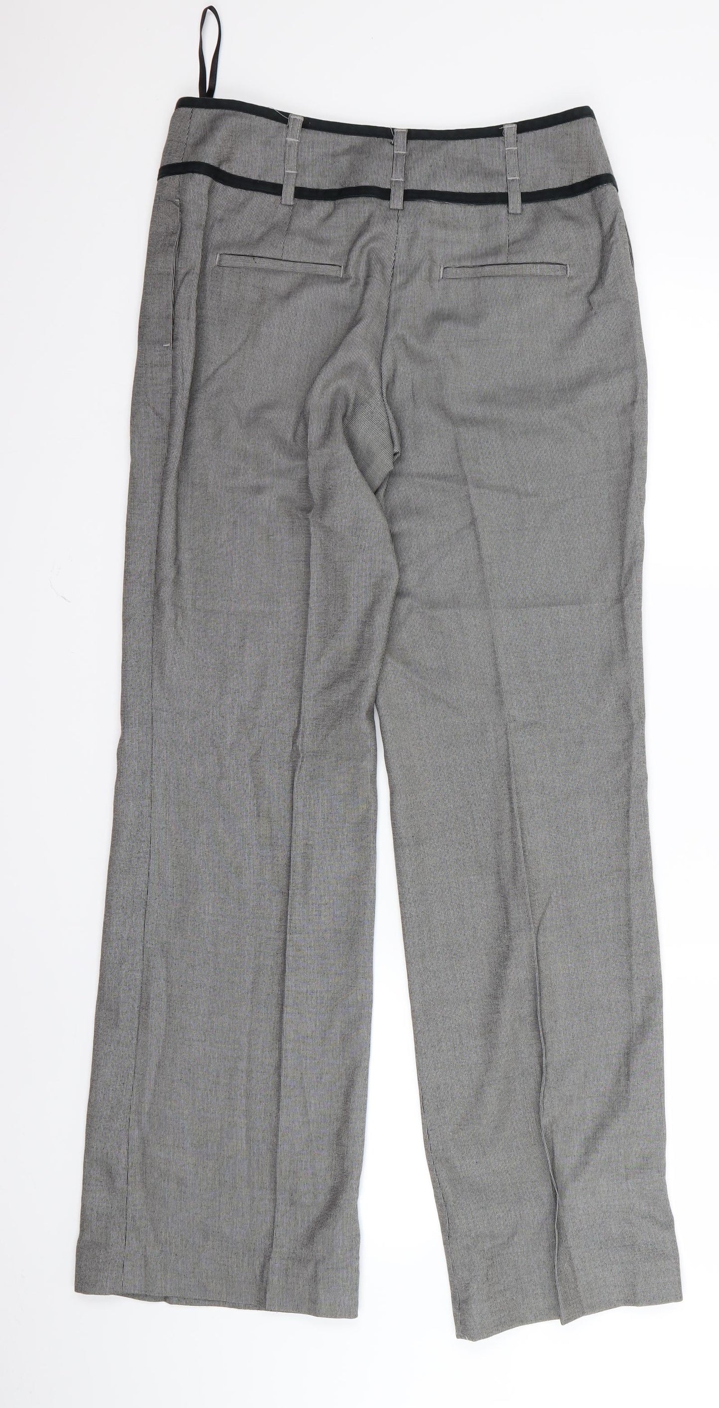 Womens UK Size L NEXT Regular Fit  Grey Trousers