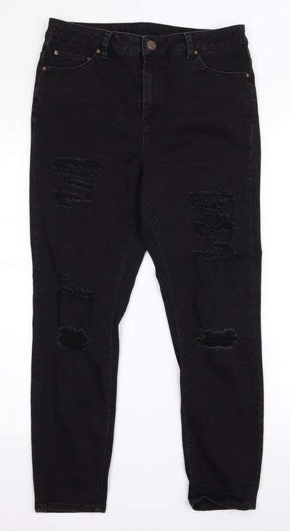 ASOS Womens Black   Skinny Jeans Size 32 L25 in - m