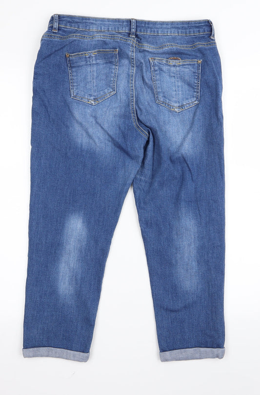 Dorothy Perkins Womens Blue   Bootcut Jeans Size 10 L20 in
