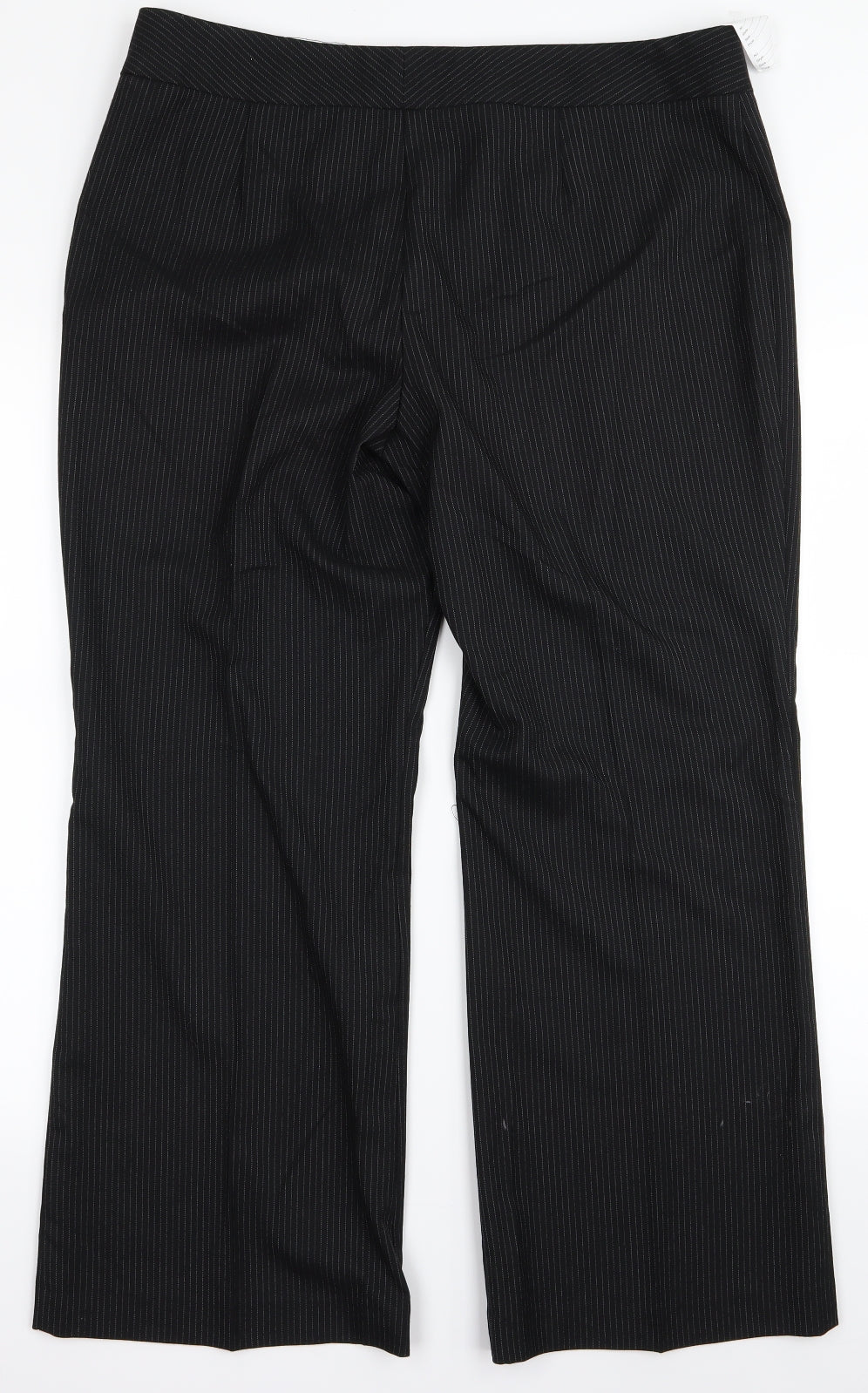Womens UK Size 16 Marks and Spencer Regular Fit  Black Trousers