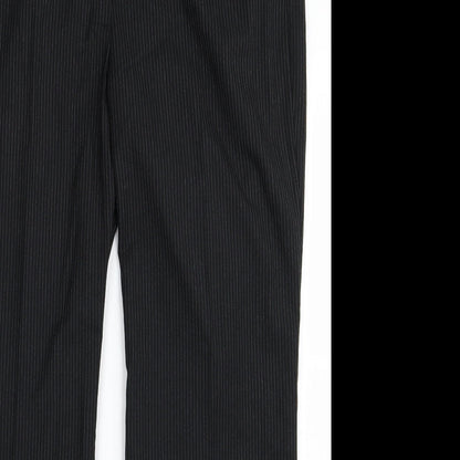 Womens UK Size 16 Marks and Spencer Regular Fit  Black Trousers