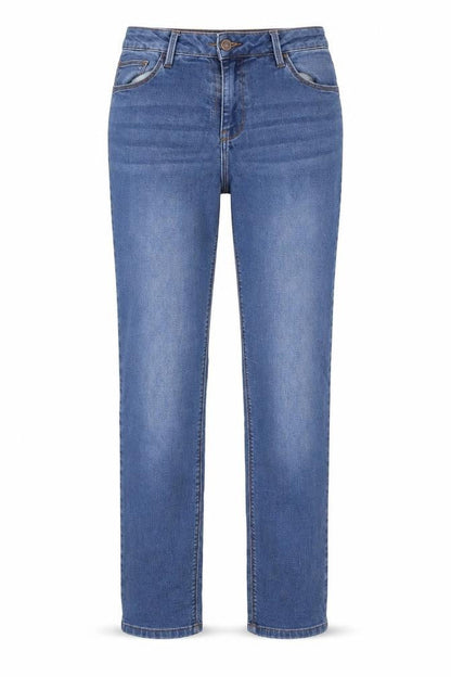 Womens UK Size 8 Preworn Regular Fit Bootcut Blue Jeans