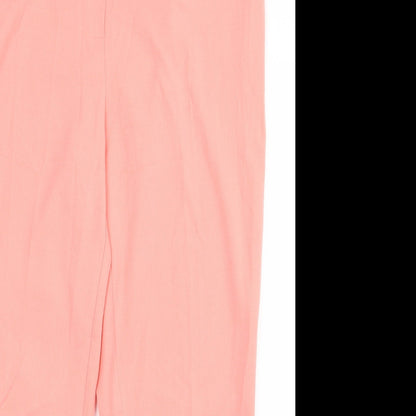 m&s Womens Pink   Trousers  Size 16 L24 in