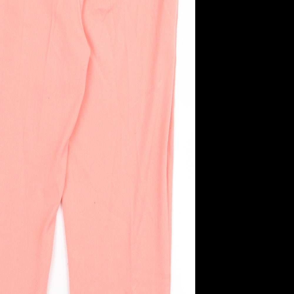 m&s Womens Pink   Trousers  Size 16 L24 in
