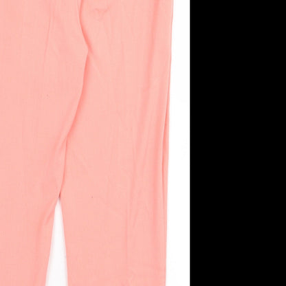 m&s Womens Pink   Trousers  Size 16 L24 in